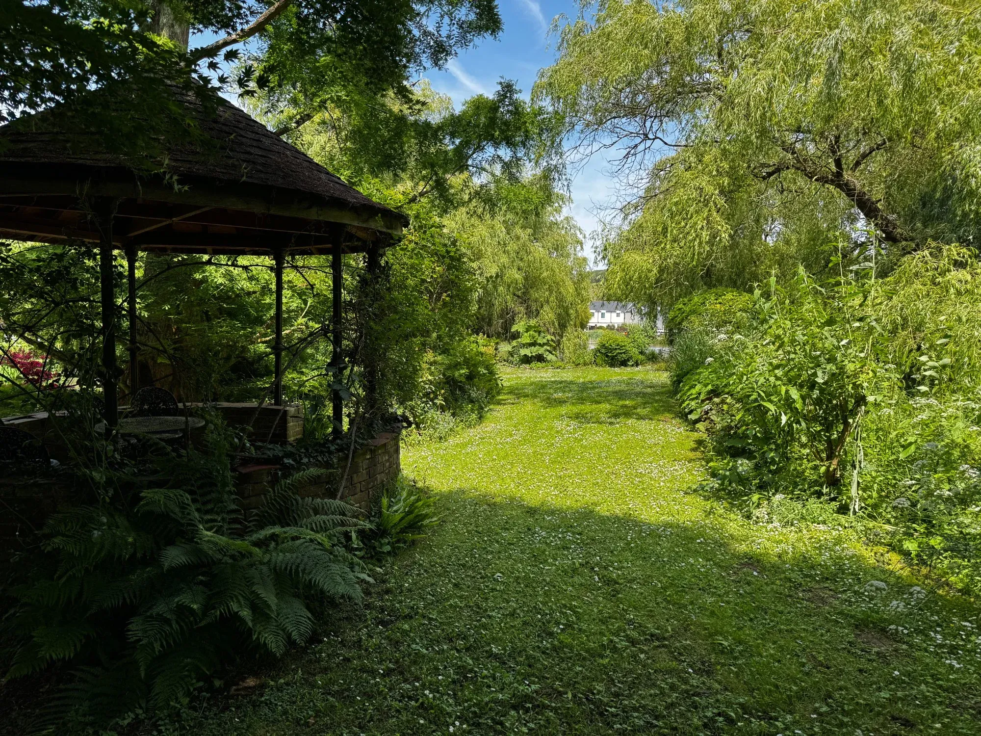 Lake View Care Home - Lakeside garden view