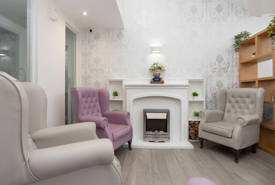 Oak View Care Home - Fireplace Lounge